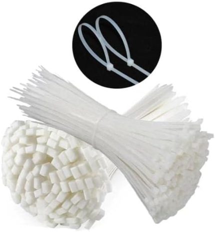 Çetsan 2, 5x150 Beyaz 15cm Kablo Bağı Cırt Kelepçe Toplayıcı-100 Adet, Sekatech