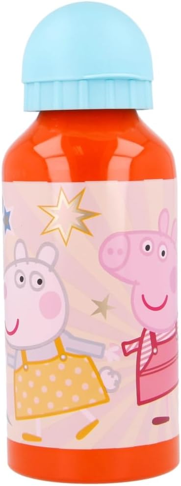 400 ml Çocuk Alüminyum Şişe | Peppa Pig Kindness Counts Bottiglia, Renkli, Estándar