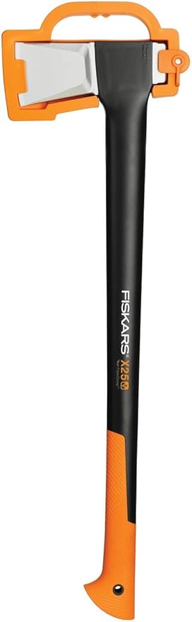 Balta 2,4 kg, Saklama ve taşıma çantası ile, Uzunluk: 77 cm, Yapışmaz kaplama, Çelik bıçak/Fiberglas sap, Siyah/Turuncu, X25–XL, 1015643