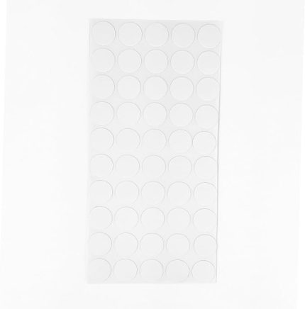 Vida Çivi Gizleyici Tapa 21mm x 50 Parça | Çivi Ve Vida Deliği İçin Gizleyici Sticker | Kendinden Yapışkanlı Vida Tapası (Beyaz)