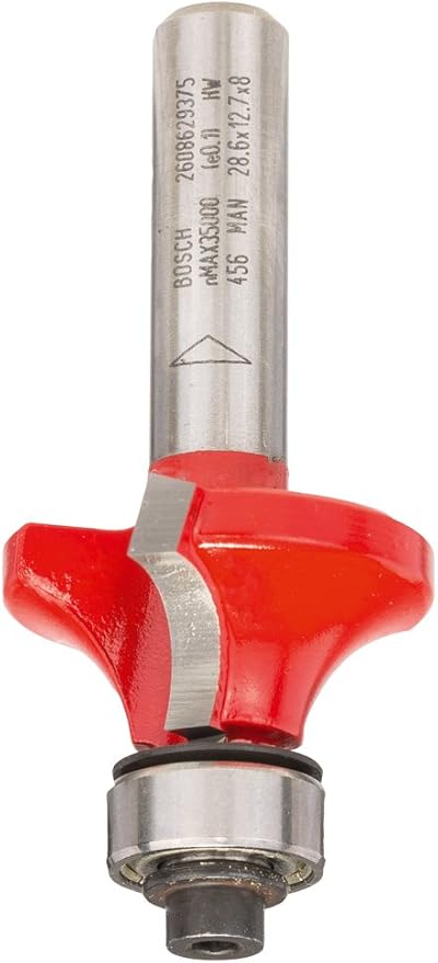 Professional Abrundfräser Expert for Wood (für Holz, Ø 28,6 mm, Arbeitslänge 12,7 mm, Zubehör Handfräse)