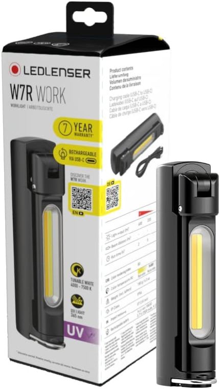 W7R Work Şarj Edilebilir Mıknatıslı El Feneri