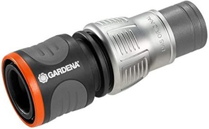 Premium hortum bağlantısı 13 mm (1/2 inç) - 15 mm (5/8 inç): Musluklar için adaptör, yüksek hortum tutma kuvveti, kavrama oyukları, donmaya karşı dayanıklı (18255-50)