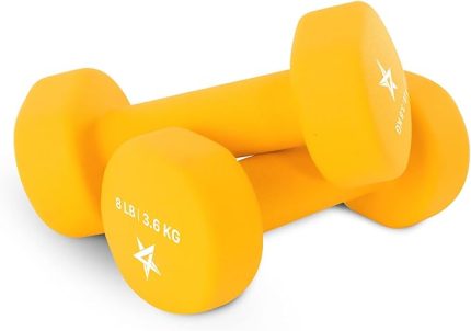 Dambıl Neopren Set Altıgen Kısa Dambıl (2'li Set) Birden Fazla Ağırlık Seçeneği (0,9 kg ila 6,8 kg)