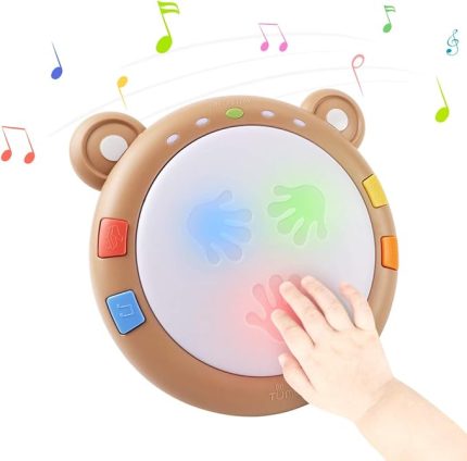 Bebek Müzikli Elektronik Oyuncaklar,Erken Eğitici Bebekler Işıklı Davul Bebek Müzik Aletleri Duyusal Bebek Oyuncak Müzikli Oyuncaklar Bebekler,Küçük Çocuklar,Erkek Çocuklar,Kız Çocuklar