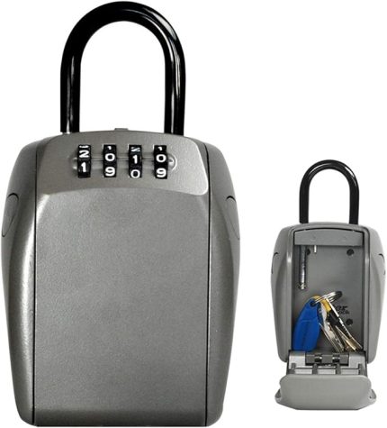 LOCK anahtar emniyetli braketli [büyük] [hava koşullarına dayanıklı] [braket] - 5414EURD - anahtar kasası, gri
