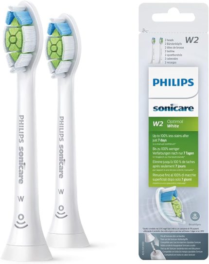 Sonicare Optimal White - Sonic Şarjlı Diş Fırçası 2'li Yedek Başlık - Beyaz
