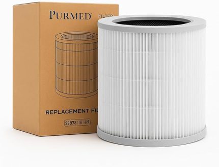 Xiaomi Smart Air Purifier 4 Compact Uyumlu HEPA Filtre | Yüksek Verimli Yedek Filtre | PM2.5, Polen, Toz ve Alerjen Giderici | 4 Compact Hepa Filter
