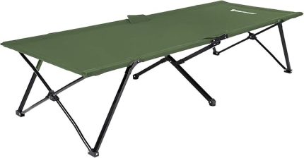 Üniseks Yetişkin Kamp Yatağı, Kamp Yatağı, TÜV Rheinland tarafından test edilmiştir, maksimum statik yük kapasitesi 260 kg, 206 x 45 x 75 cm GCB25J, yeşil, 205 x 75 x 46 cm