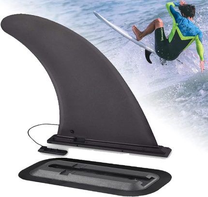 Sup Finne,Verstärkte Sicher Surfbrett Sup Finne, Abziehbare Surfbrett Finne,Surfbrett Ersatz Sup Zubehör,Universal Finne Sup für Stand Up Paddle Board, Longboard, Surfbrett, Surfboard