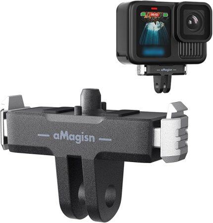 GoPro Hero 13 Black için manyetik tutucu, plastik hızlı gergi tutucu, GoPro Hero 13 Black için aksesuar