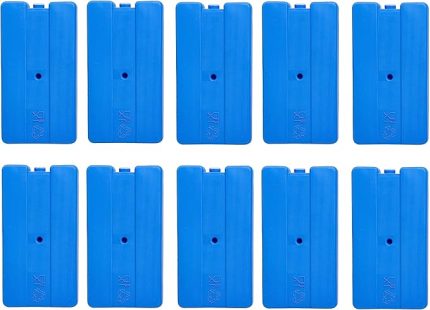 Buz Aküsü Buz Kasedi Ice Box 10nanlu Set 370 ml x 10, Ankanorm, Mavi
