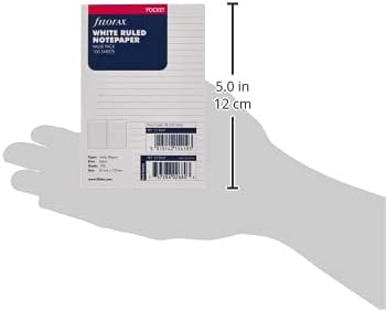 213047 Pocket not, çizgili, 100 yaprak, beyaz - Görsel 2