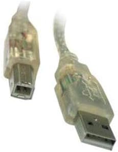 SL-U2007 Usb2.0 7m Şeffaf Yazıcı Kablo