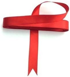 Marifetlerim - Kırmızı Saten Kurdele 1 cm 10 Metre 1 Adet