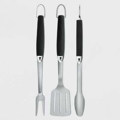 Mangal Maşası, Spatulası ve Çatalı - Üçlü Set