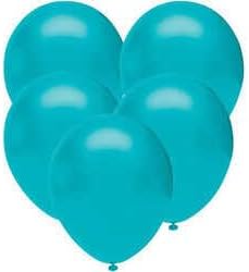 Sürprizi Turkuaz 10 Adet Latex Balon