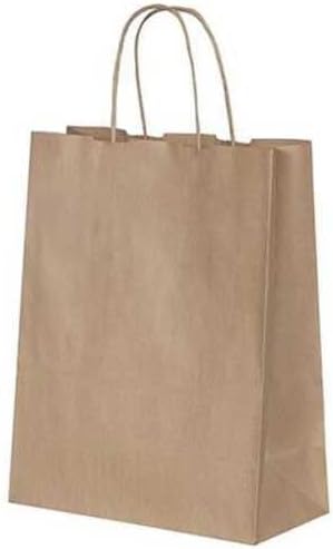 Saplı Kraft Kağıt Çanta 19x8x24 cm - 25 Adet