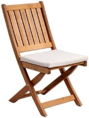Bahçe Balkon Salon Kare Alt Sandalye Minderi Krem