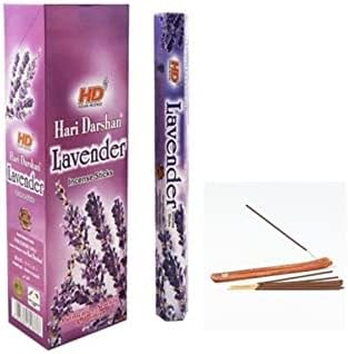 DARSHAN 20 Adet Tütsü Farklı Aromalar + 1 Adet İşlemeli Tütsü Kayık Hediye (Lavanta)