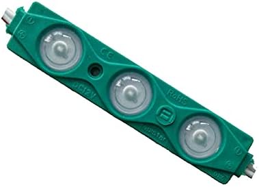 Adet 1.5w 12v Mercekli Modül Led (Yeşil)