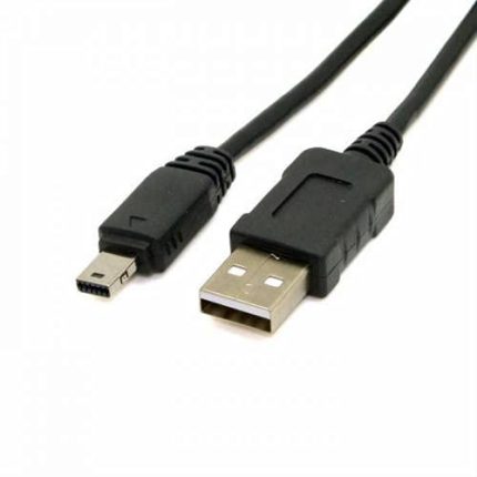 Casio 12 Pin Fotoğraf Makinesi Usb Kablosu CASIO Exilim EX-ZR20 ZR casio fotoğraf makinası kablosu