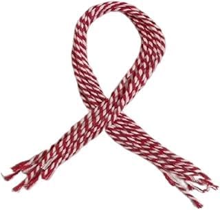 Marifetlerim - Kırmızı Beyaz Marteniçka Bilekliği 30 cm 10 Adet