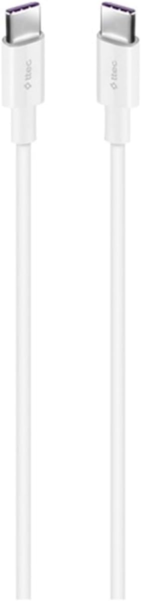 Type-C to Type-C 300cm 65W PD/QC Hızlı Şarj/Data Kablosu 2DK48B Beyaz