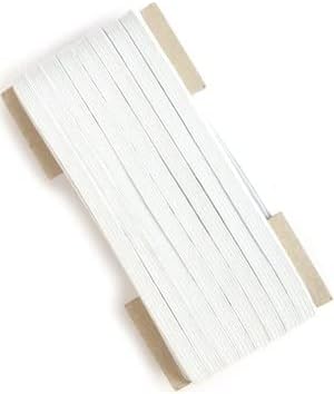 Metre Beyaz Yassı Lastik 0.80 cm Bel Paça Don Lastiği