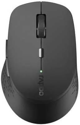 M300 sessiz kablosuz fare kablosuz fare 1600 DPI sensör 9 ay pil ömrü sessiz tuşlar ergonomik sağ elini kullananlar için PC ve Mac - koyu gri, kompakt