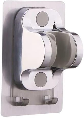 Home Yapışkanlı Krom Duş Askısı,Banyo Ve Duşa Kabin İçin Yapışkanlı Mafsal,Duş Başlığı Tutucu