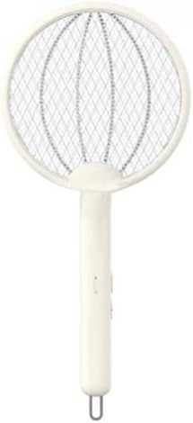 Katlanabilir Usb Şarjlı 3 Katmanlı 3000V Voltaj UV Işıklı Raket Sivrisinek Kovucu Sinek Öldürücü