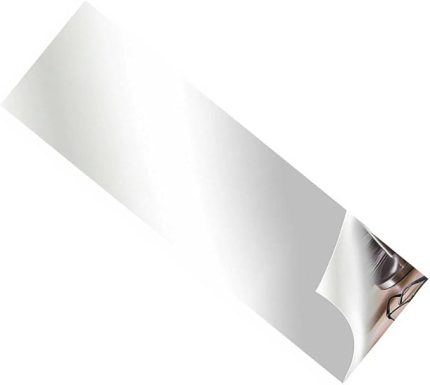 0,5 x 2 M Ayna Duvar Çıkartması Kendinden Yapışkanlı Ayna Levhaları Kendin Yap Ev Dekoru Çıkarılabilir, Cam Olmayan Ayna Fayansları Duvar Yapışkan Ayna, Ev Yatak Odası Oturma Odası Yurt için- (0,1 mm)