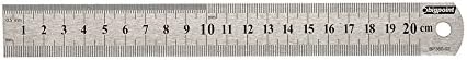 Çelik Cetvel 20 cm 12'li Kutu