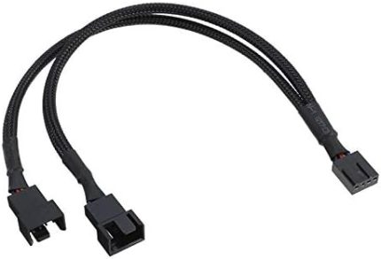 5025 Fan Çoklayıcı Y PWM 4 pin Splitter Çoklayıcı Switch Kablosu