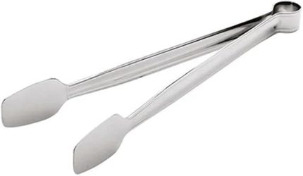 Mangal Maşası, Paslanmaz Çelik, Klasik Köfte ve Izgara için,Barbekü Maşa Paslanmaz Çelik Servis Maşası Cafe Restoran Restaraunt (28 CM)