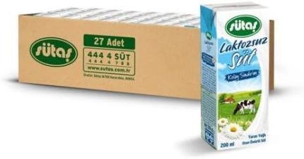 Laktozsuz Süt 200 ml (27 adet)