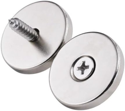 Havşa Delikli Neodyum Mıknatıs d25x5 mm 10/5 2 adet