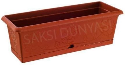 Saksısı Toprak Görünümlü 72x20x16h
