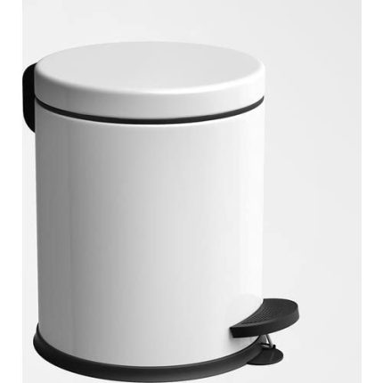 Pedallı Çöp Kovası Beyaz 3 LT (NV1001RB)