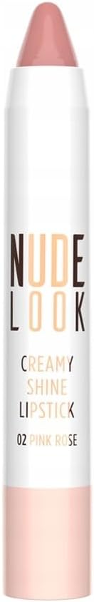 Rose Nude Look Creamy Shine Lips. No:02 Pink Rose 1 Paket
