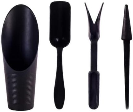 Botanik Kaktüs Dikim Seti Bakım Seti 4 Parça Toprak Kabı Kürek Kök Sökücü Yuva Açma