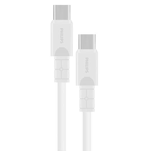 DLC3001 USB-C Şarj ve Data Kablosu, 60W, Hızlı Şarj, 3A Yüksek Akım, 1 Metre, Dayanıklı Slikon Kablo (Beyaz)