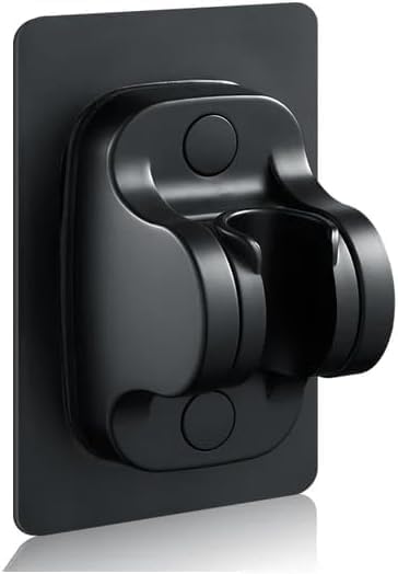 Yapışkanlı Duş Başlığı Askısı Tutucu Mafsal (SİYAH)