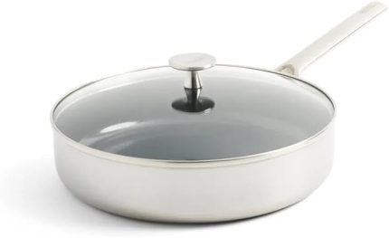 Van Kempen & Begeer 28 Cm Pilav Tenceresi Fırına Girebilen Seramik Kaplama Çelik Tek Kulplu