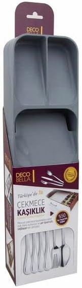 5 Bölmeli Çekmece Kaşıklık, Beyaz