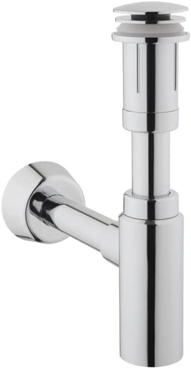 A45154 Lavabo Sifon Seti, T tipi, Krom