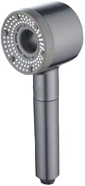 Home 5 Fonksiyonlu Duş Başlığı, Ayarlanabilir Turbo Duş, Yüksek Kaliteli Lüks Tazyik Ayarlı, Modern ve Şık Banyo Aksesuarı Handshower (Gri)