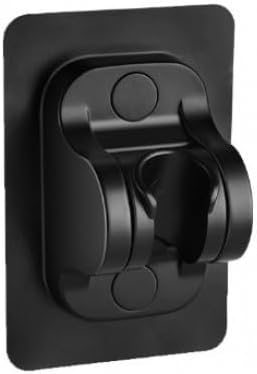 Yapışkanlı Duş Başlığı Tutucu, Ayarlanabilir El Duş Tutacağı, Duş Askısı, Vantuzlu Duş Başlık Mafsalı Siyah