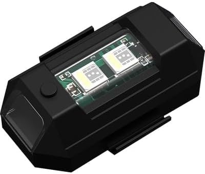 Kablosuz Mini LED Çakarlı Lamba, 7 Renkli, Su Geçirmez, Kompakt Güvenlik Işığı, Drone, Motosiklet, Bisiklet, Otomobil, Kask, Çanta ve Uçak Kanadı İçin